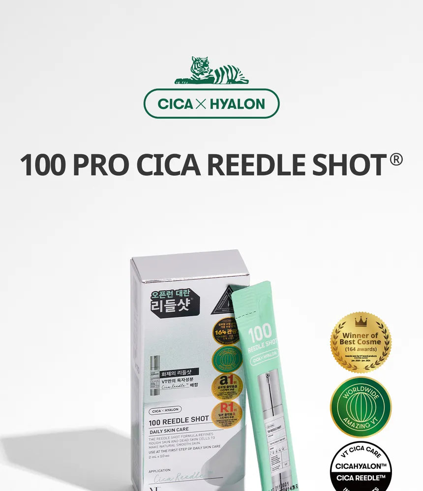 VT Cosmetics Pro Cica 100 Reedle Shot Stick Pouch (2ml)