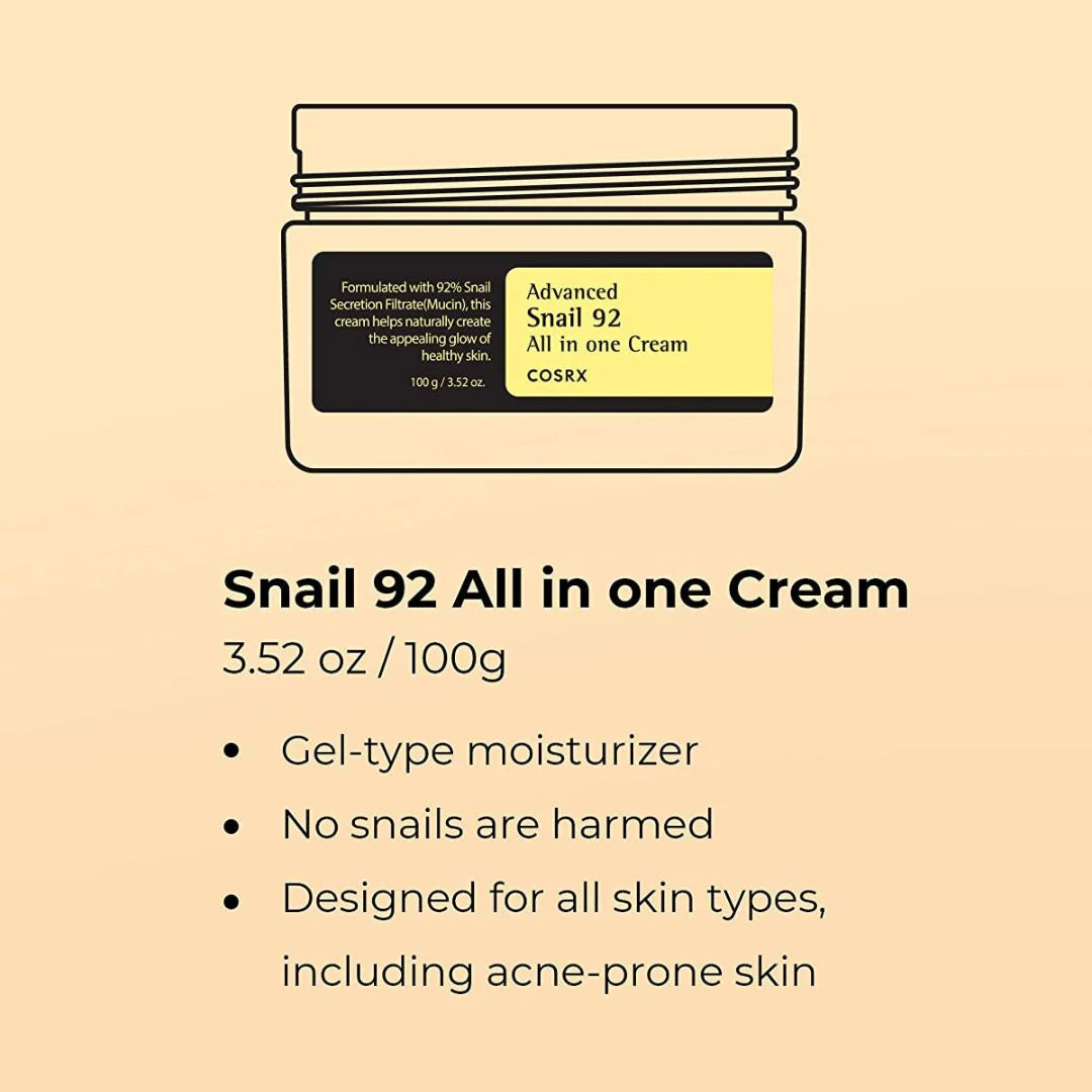 COSRX - Advanced Snail 92 All In One Cream [100g]