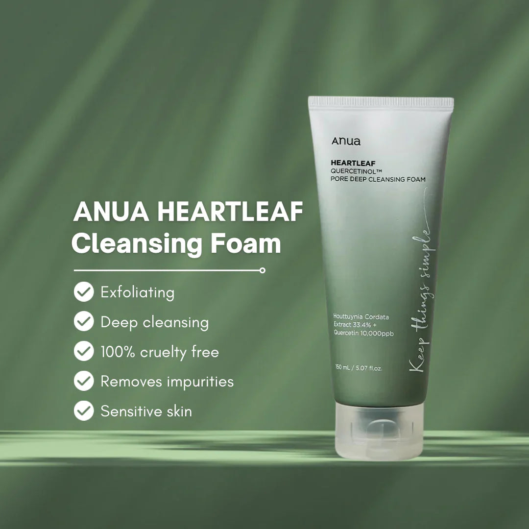 Anua - Heartleaf Quercetinol Pore Deep Cleansing Foam [150ml]