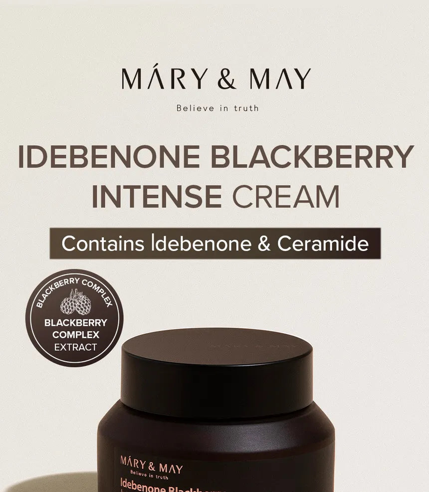 Mary & May - Idebenone Blackberry Intense Cream [70ml]