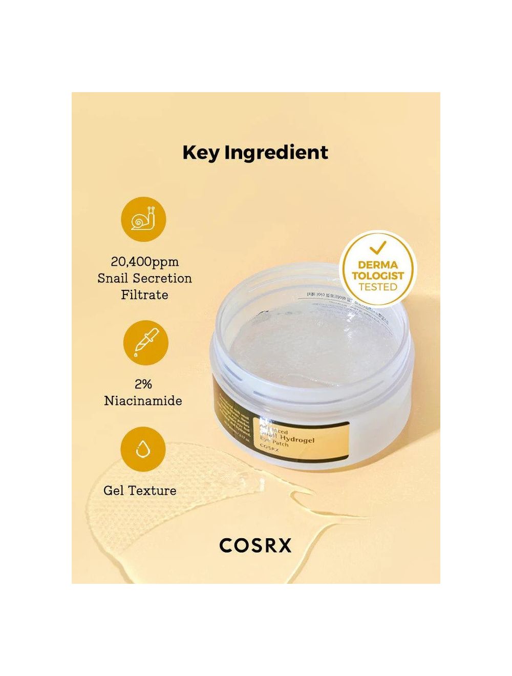 COSRX Advanced Snail Hydrogel Eye Patch [60 patches]