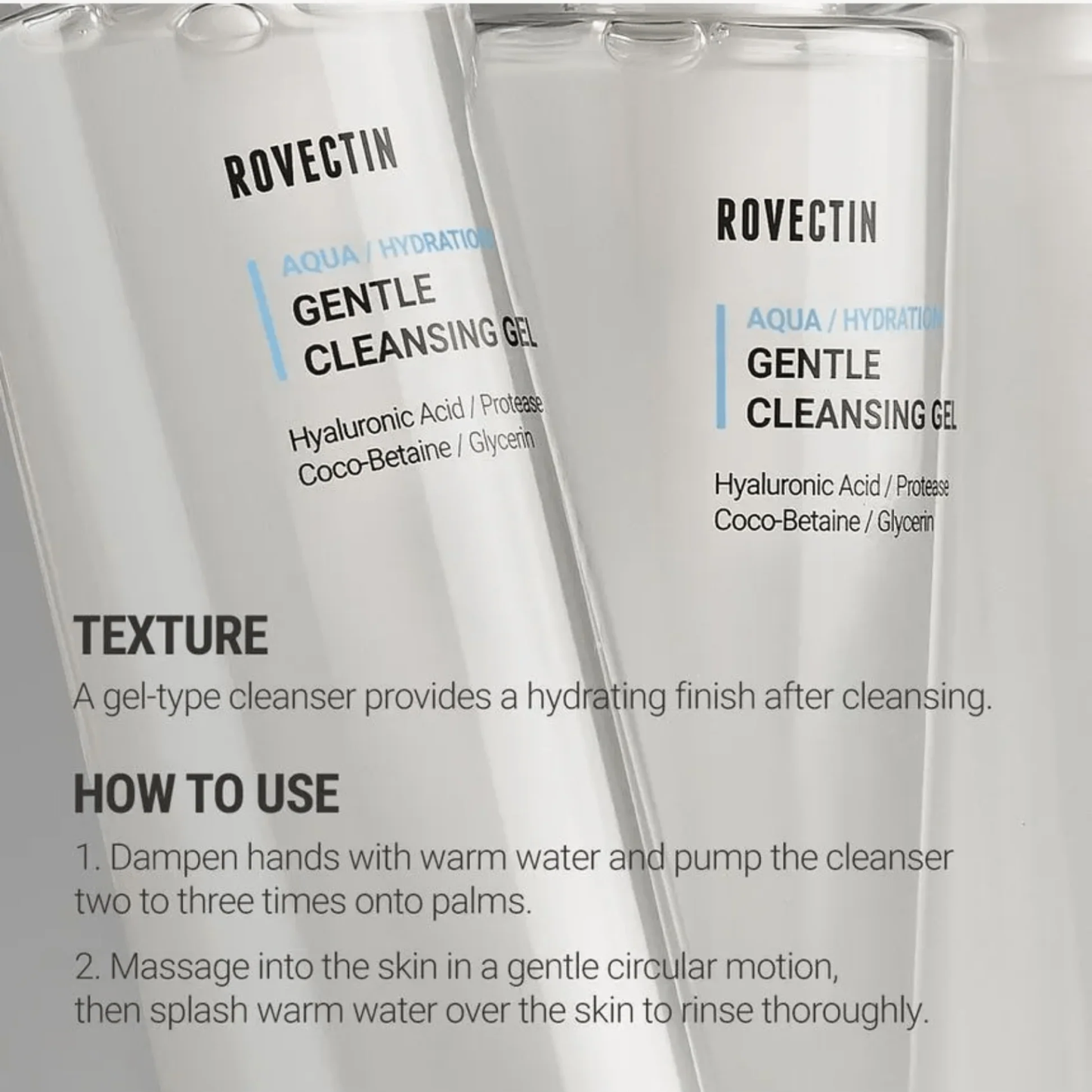 ROVECTIN - Aqua Hydration Gentle Cleansing Gel [200ml]