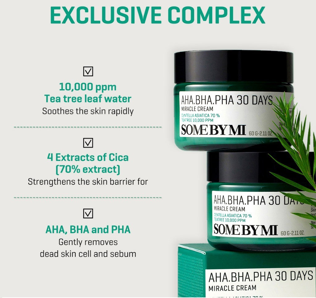 SOME BY MI - AHA, BHA, PHA 30 Days Miracle Cream [60g]