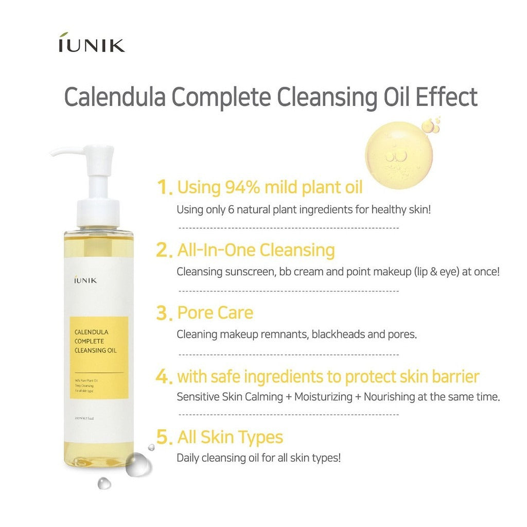 iUNIK - Calendula Complete Cleansing Oil [200ml]