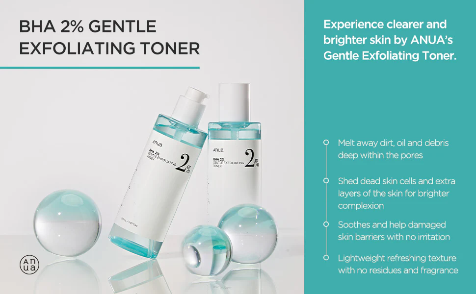 Anua - BHA 2% Gentle Exfoliating Toner [150ml]