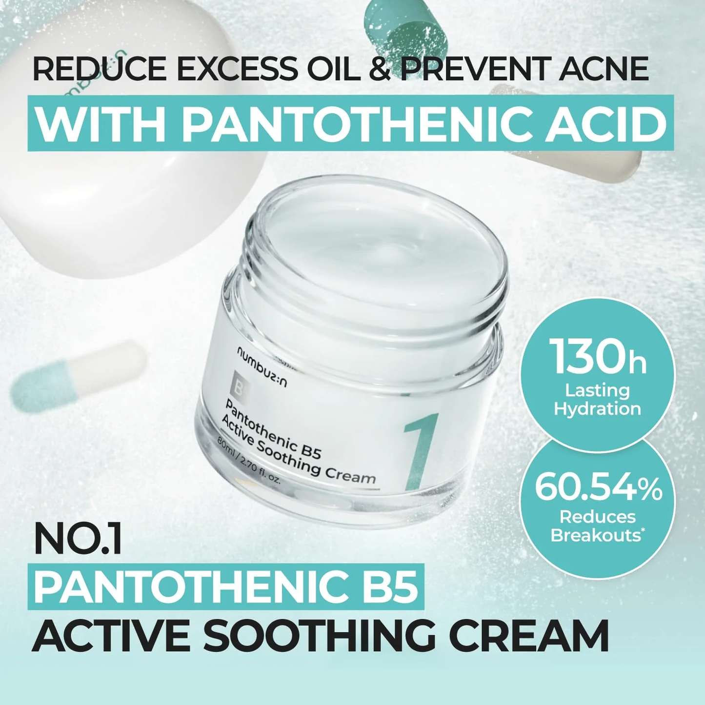 Numbuzin - No.1 Pantothenic B5 Active Soothing Cream [80ml]