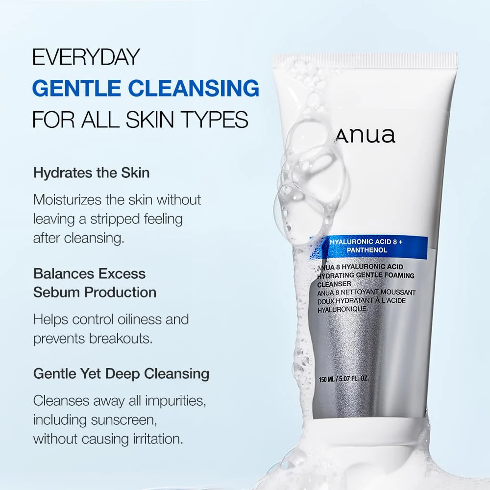 Anua - 8 Hyaluronic Acid Moisturizing Gentle Gel Cleanser [150ml]