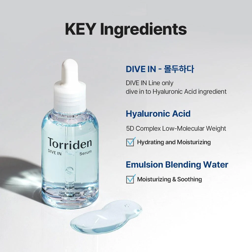 Torriden - DIVE-IN Low Molecule Hyaluronic Acid Serum [50ml]