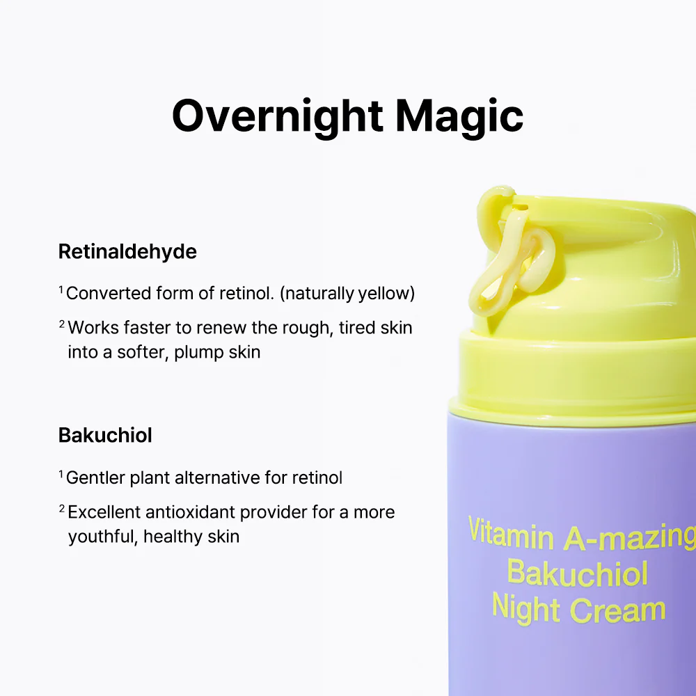 By Wishtrend - Vitamin A-mazing Bakuchiol Night Cream [30ml]