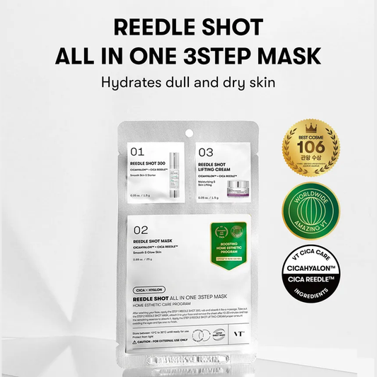 VT - Reedle Shot All In One 3 Step Mask [1.5g + 25g +1.5g]