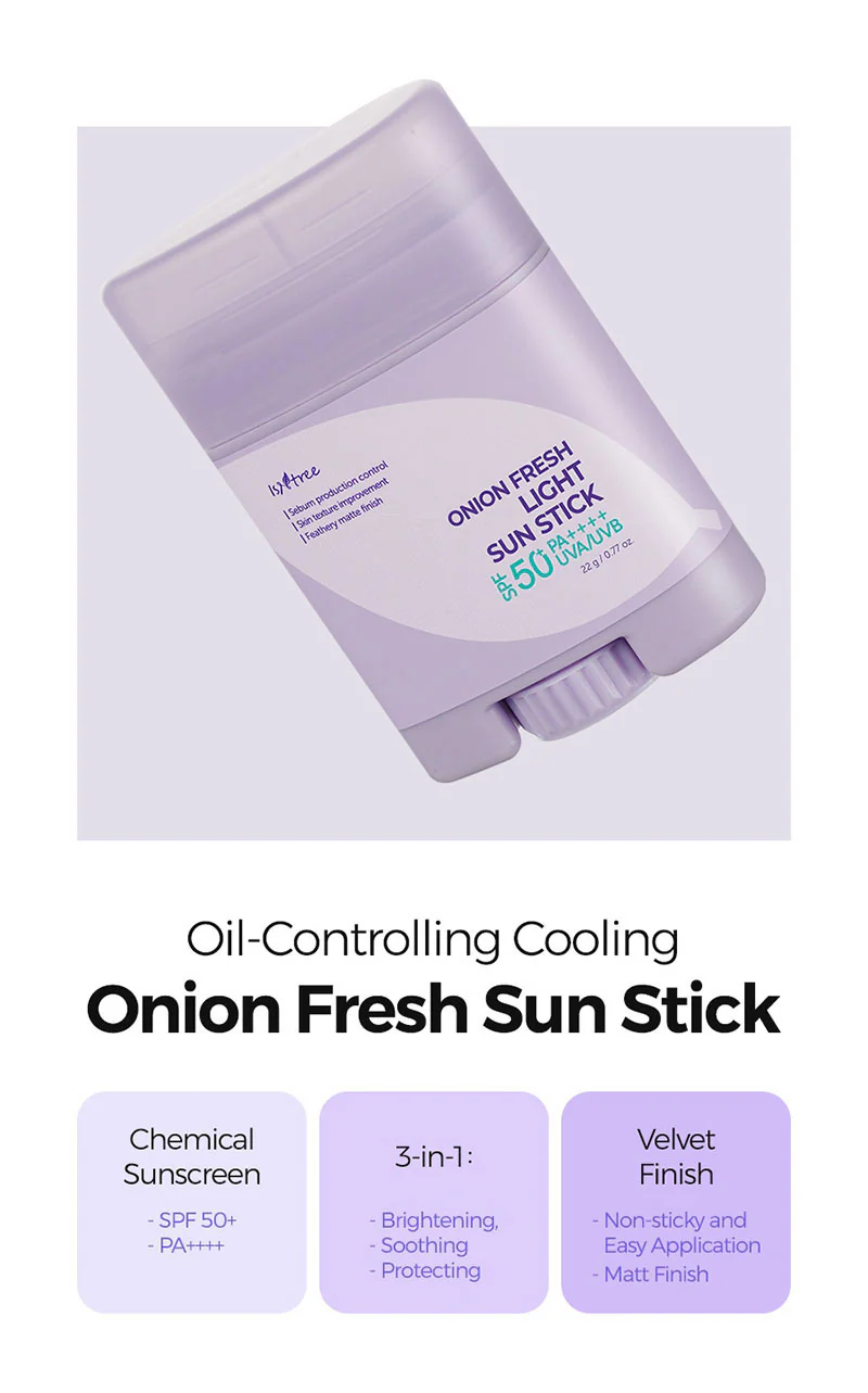 Isntree Onion Fresh Light Sun Stick [22g]