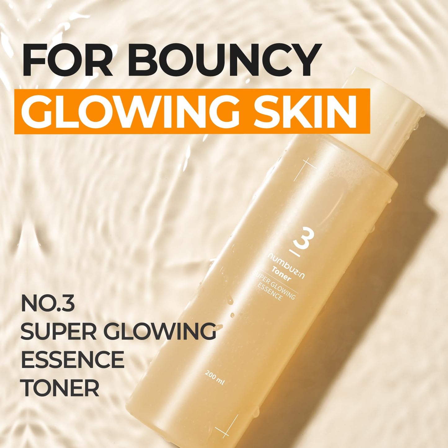 Numbuzin No. 3 Super Glowing Essence Toner [200ml]