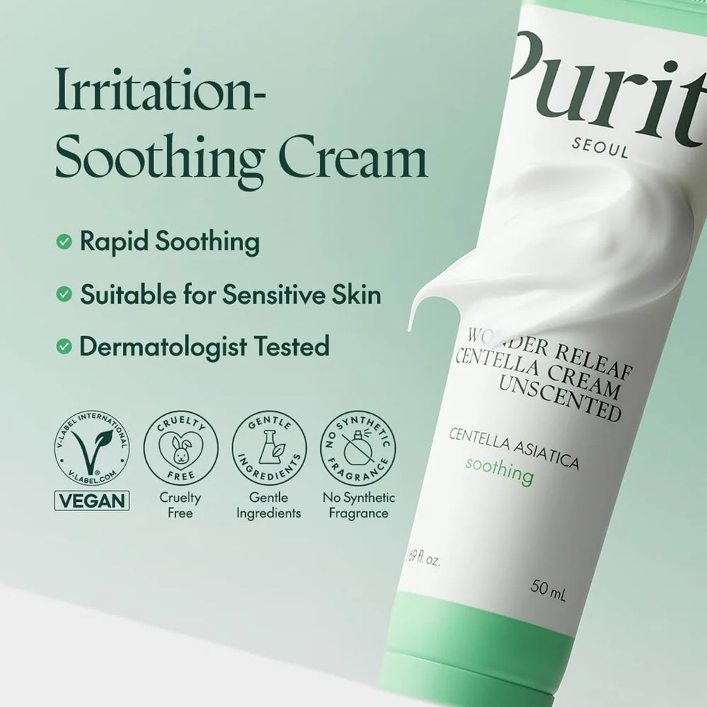 Purito SEOUL - Wonder Releaf Centella Cream Unscented [50ml]