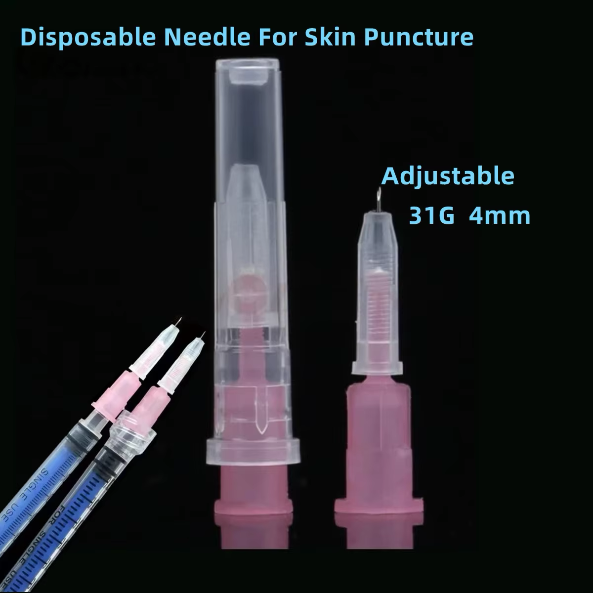 31G Adjustable Depth Disposable Needle (0–4mm) [10 packs]