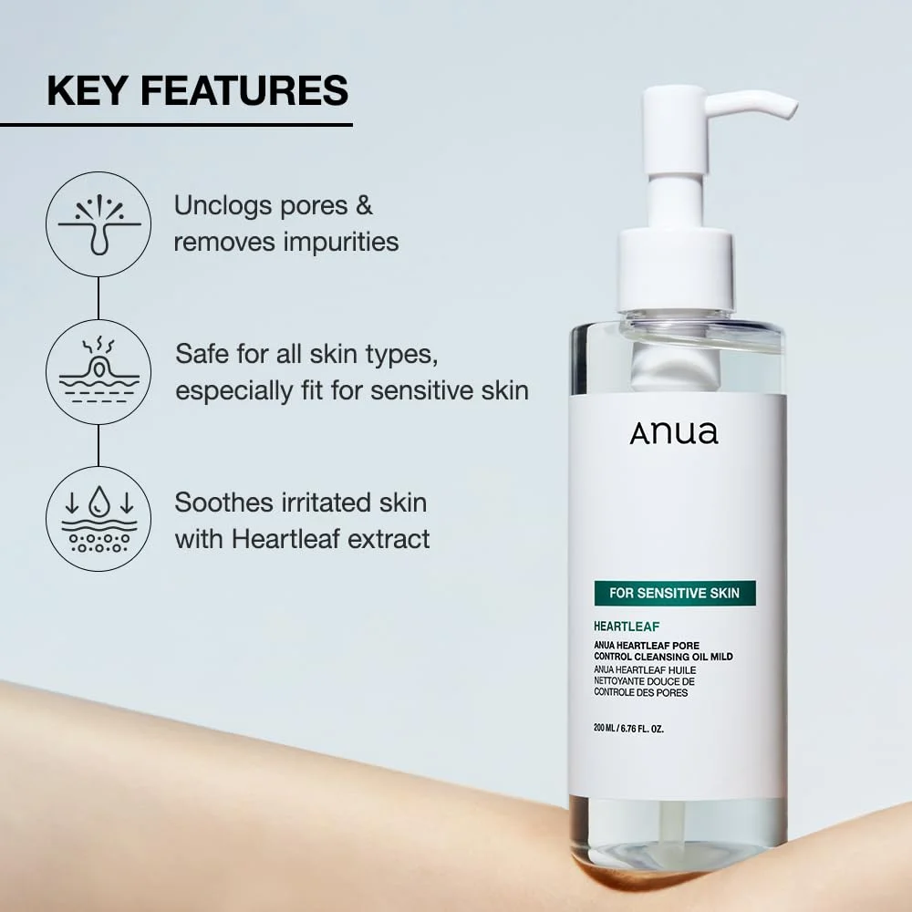 Anua - Heartleaf Pore Control Cleansing Oil Mild [200ml]