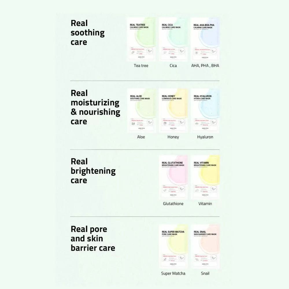 SOME BY MI - Real Care Mask [ AHA BHA PHA Calming]