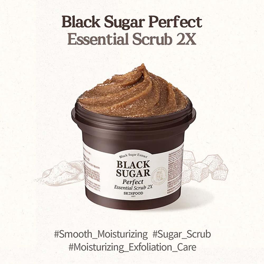 SKINFOOD - Black Sugar Perfect Essential Scrub 2X [210g]