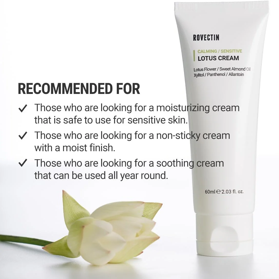 ROVECTIN - Calming Sensitive Lotus Cream [50ml]