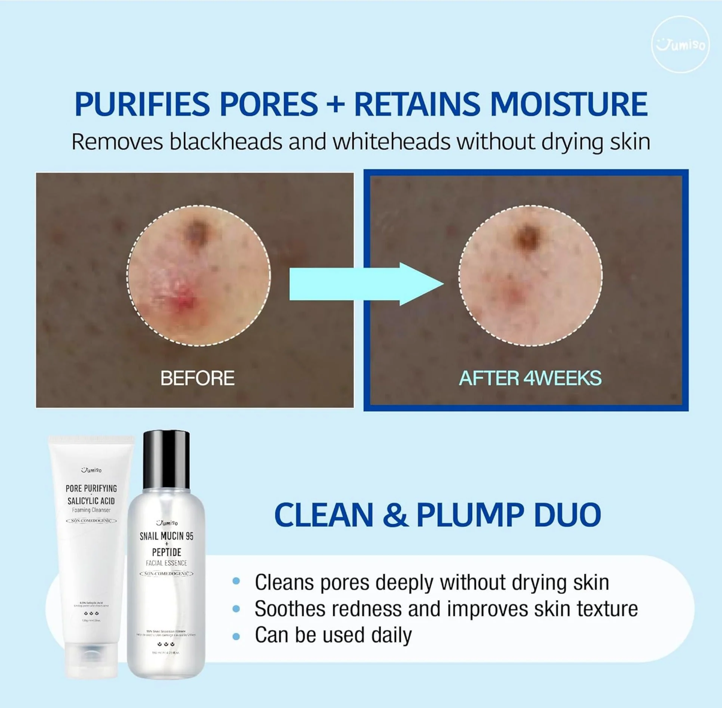 JUMISO - Pore Purifying Salicylic Acid Foaming Cleanser [120g]