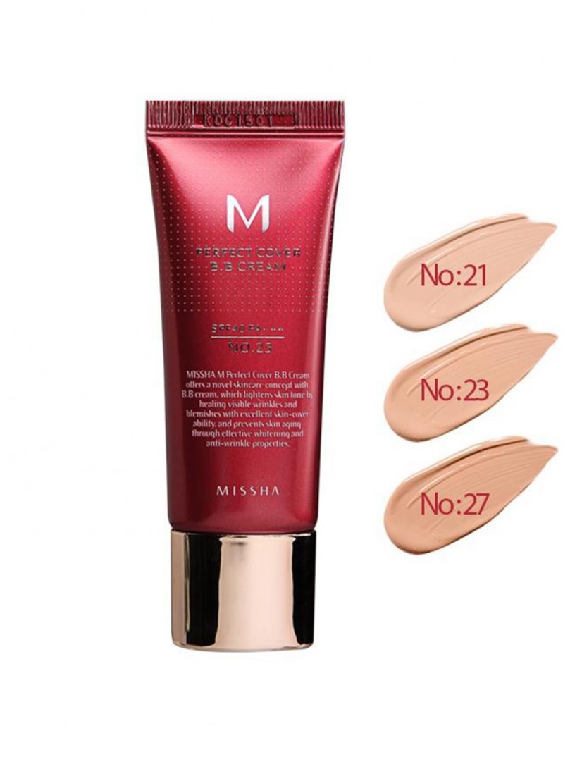 MISSHA - M Perfect Cover BB Cream Mini - #21 Light Beige [20ml]