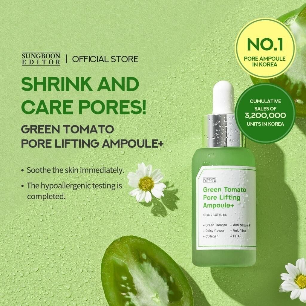 Sungboon Editor - Green Tomato Pore Lifting Ampoule+ [30ml]